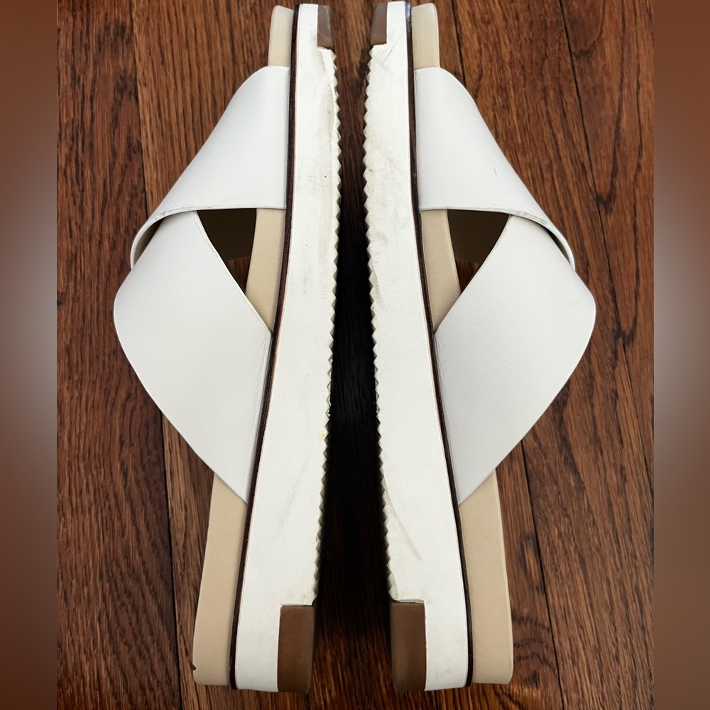 Sam Edelman White Slide Sandals - Picture 2 of 5